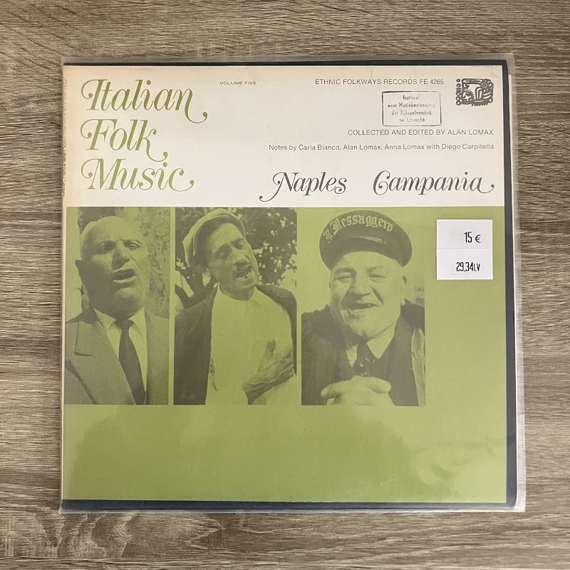 Various – Italian Folk Music Volume Five (Naples Campania)